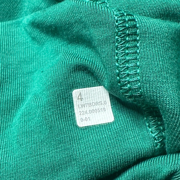 Womens Lululemon inner glow short 3” terry cascadia green size 4 - Picture 4 of 4